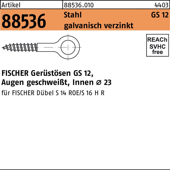 FISCHER Gerüstöse R 88536