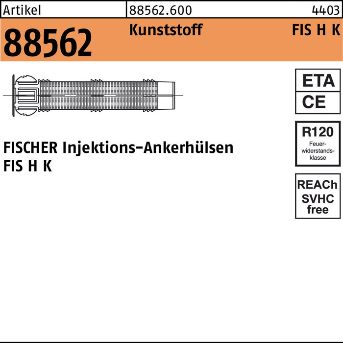 FISCHER Injektionsankerhülsen R 88562