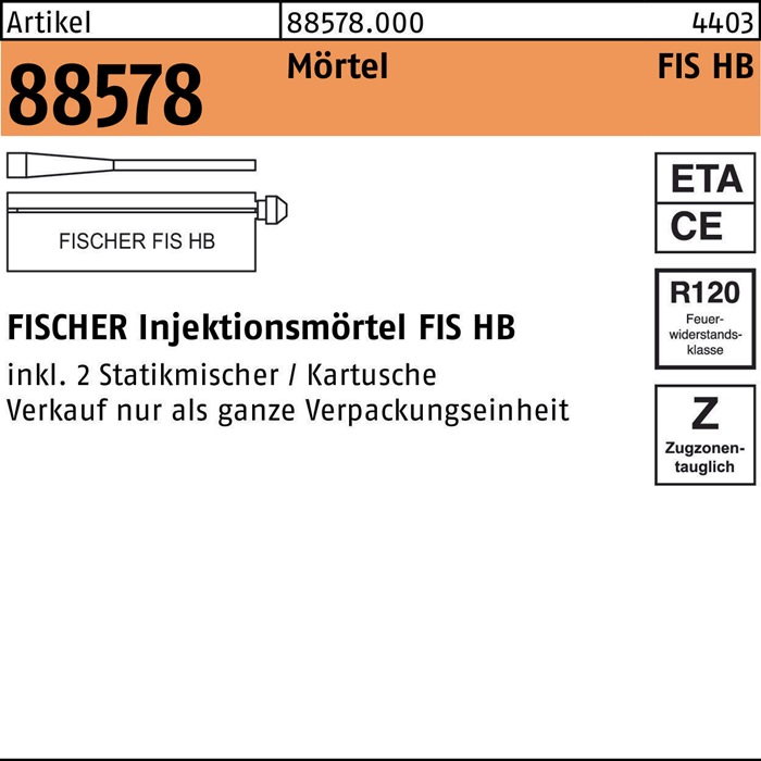 FISCHER Injektionsmörtel R 88578
