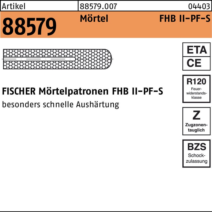 FISCHER Mörtelpatrone R 88579