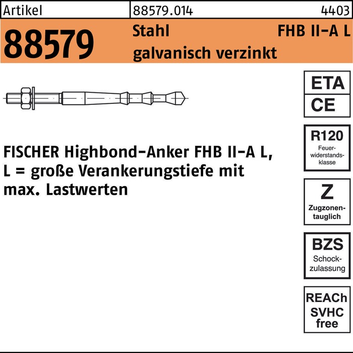 FISCHER Highbond-Anker R 88579