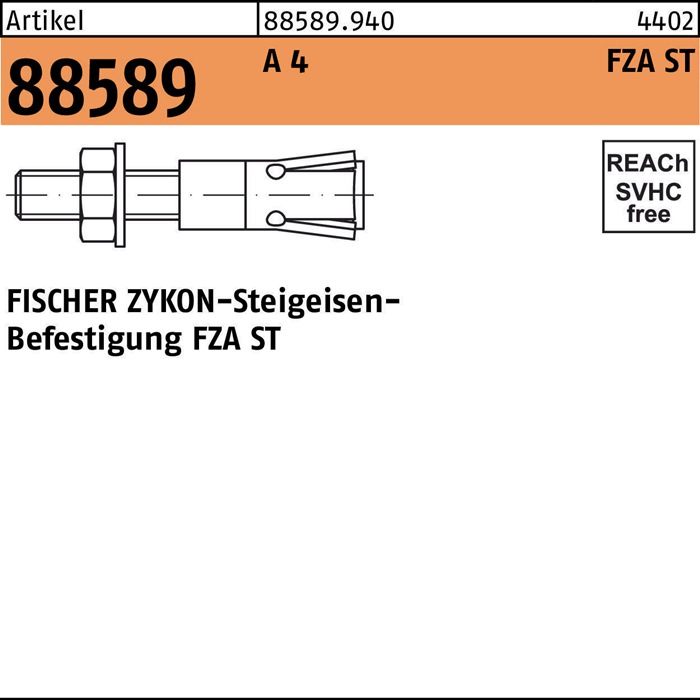 FISCHER Steigeisenbefestigung R 88589