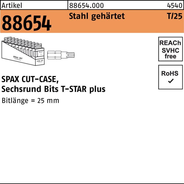 SPAX Bit R 88654 T-Star Plus