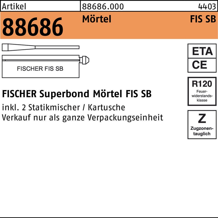 FISCHER Mörtel R 88686