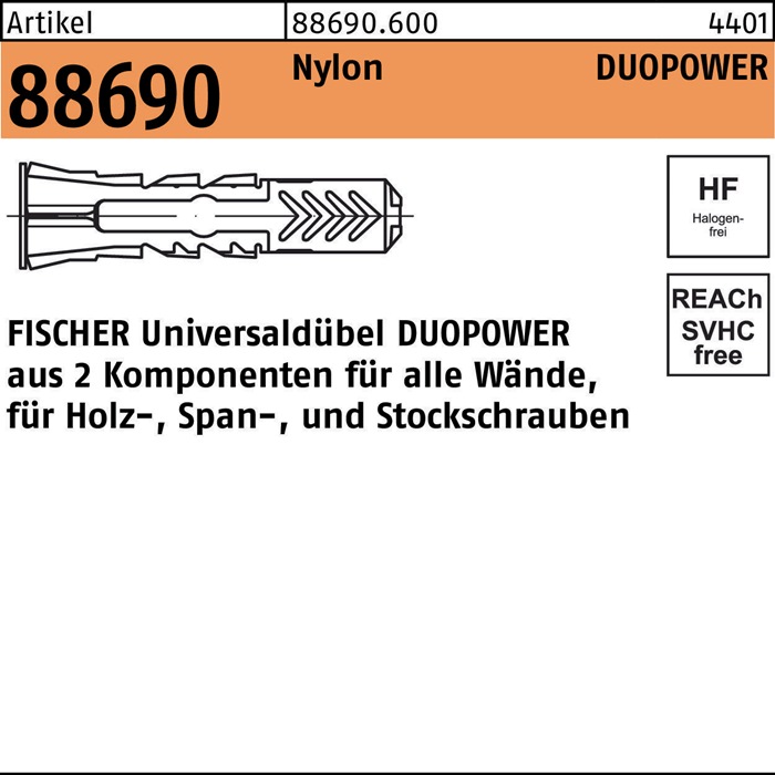 FISCHER Dübel R 88690