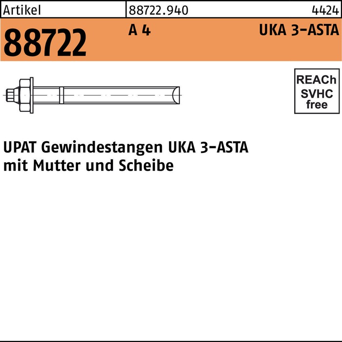 UPAT Ankerstange R 88722