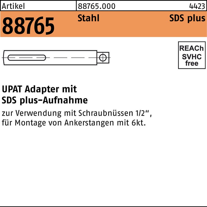 [8000232197] UPAT Adapter R 88765