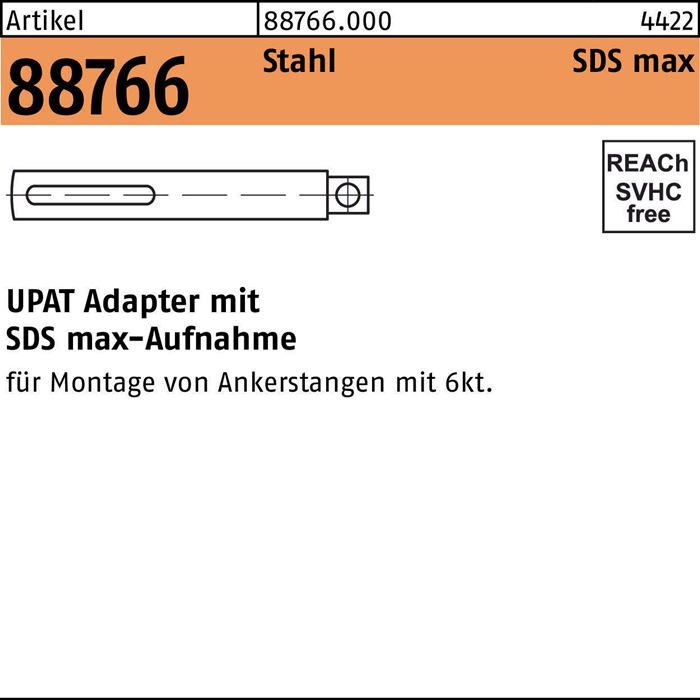 UPAT Adapter R 88766