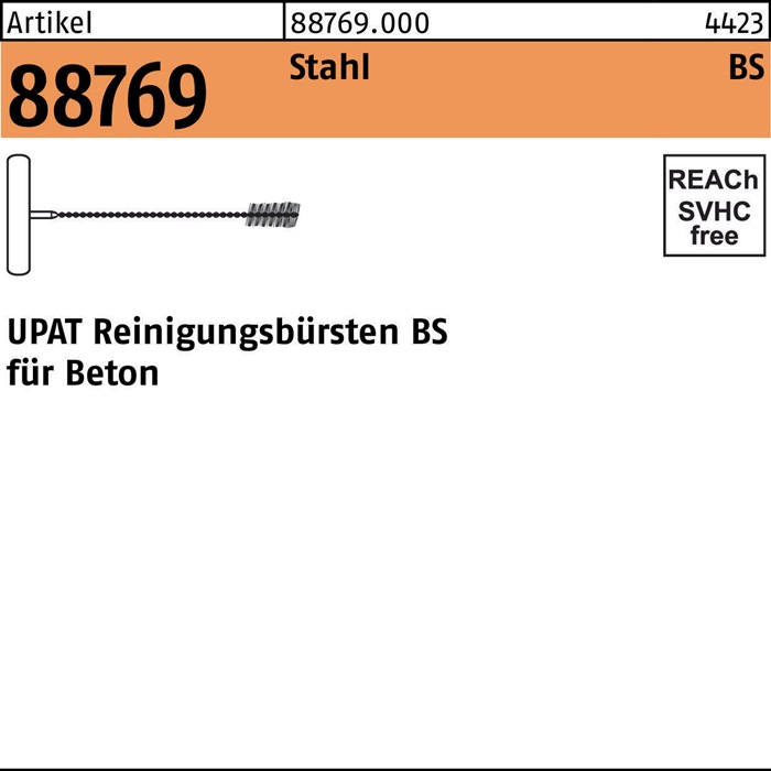 [8000232199] UPAT Reinigungsbürste R 88769 UMV VARIO (8 mm)