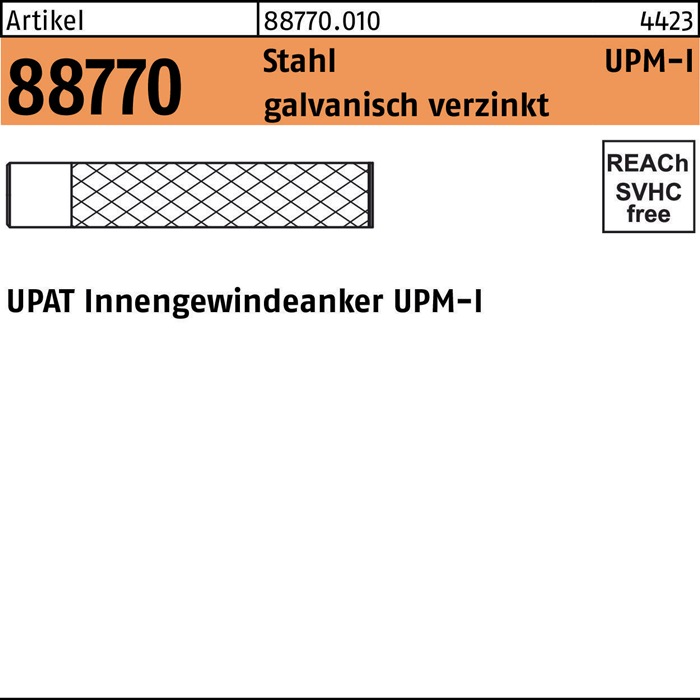 UPAT Innengewindeanker R 88770