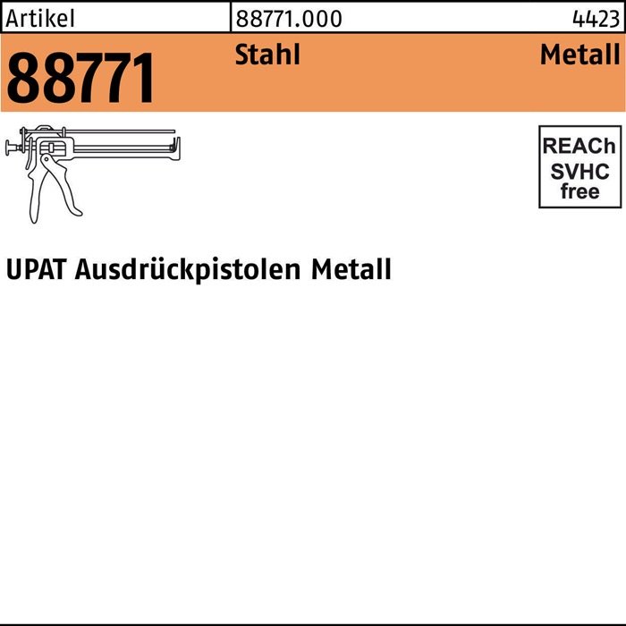 UPAT Ausdrückpistole R 88771
