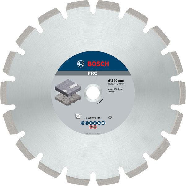 BOSCH Diamanttrennscheibe PRO Asphalt