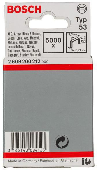 BOSCH Feindrahtklammer Typ 53