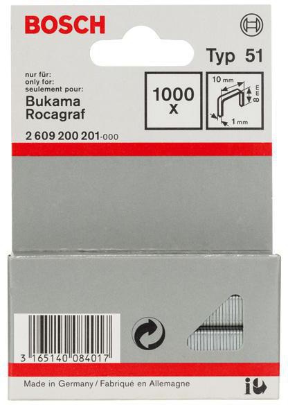 BOSCH Flachdrahtklammer Typ 51