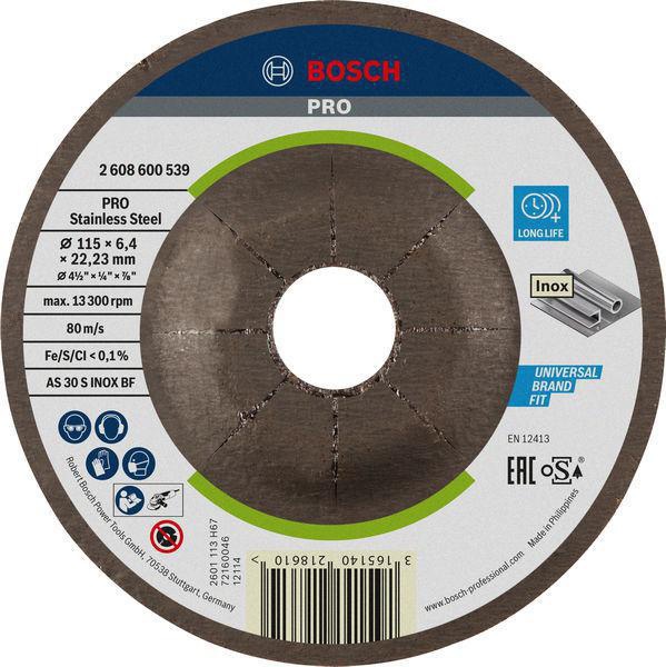 BOSCH Schruppscheibe PRO Stainless Steel AS 30 S INOX BF