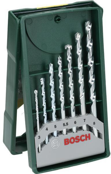 BOSCH Steinbohrer-Set Mini-X-Line