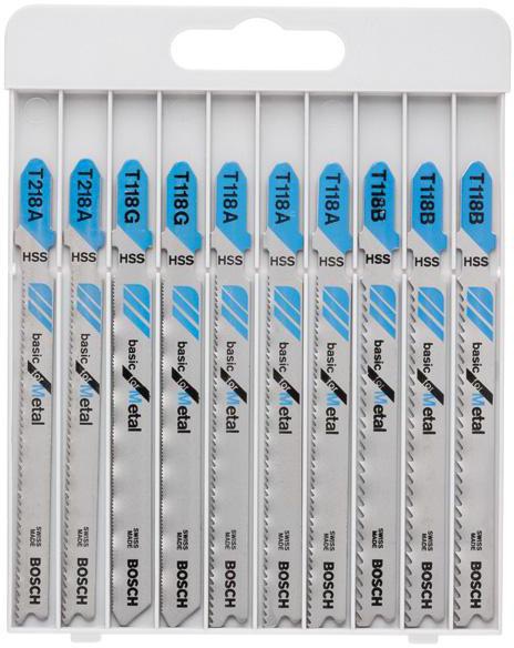 BOSCH Stichsägeblatt-Set Basic for Metal