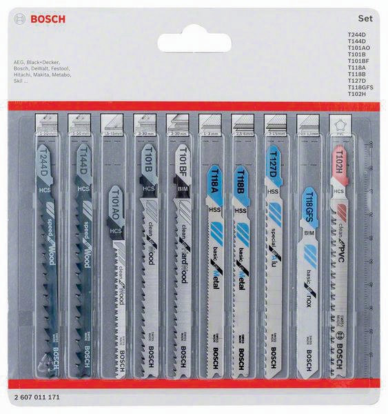 BOSCH Stichsägeblatt-Set All in One
