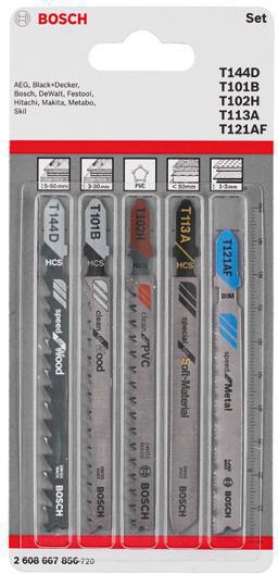 BOSCH Stichsägeblatt-Set Allrounder