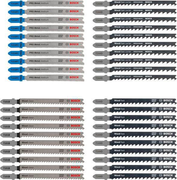 BOSCH Stichsägeblatt-Set Wood and Metal