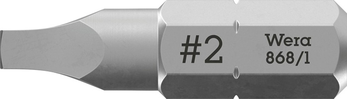 [05066410001] WERA Bit 868/1 Z DIN3126-D6,3/ISO1173 (# 2)