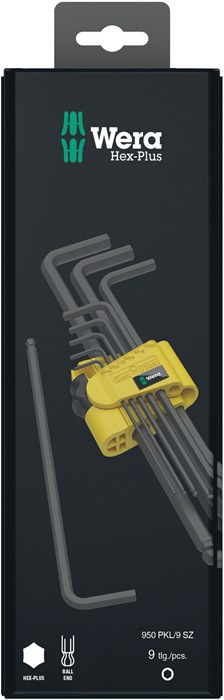 WERA Winkelschraubendrehersatz 950/9 Hex-Plus Imperial 1 SB SiS