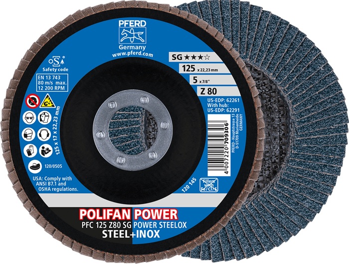 PFERD TOOLS Fächerscheibe POWER STEELOX