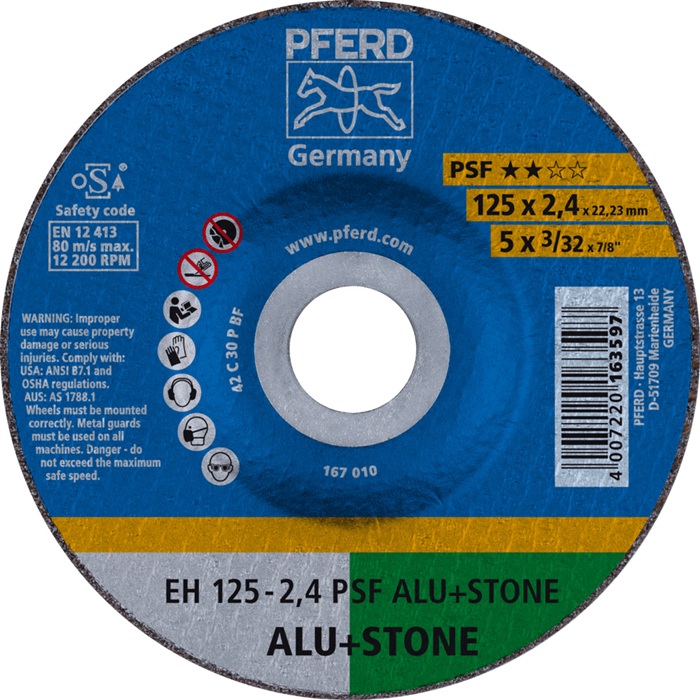 PFERD TOOLS Trennscheibe EHT PSF ALU+STONE