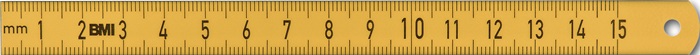 BMI Stahlmaßstab ISOFLEX
