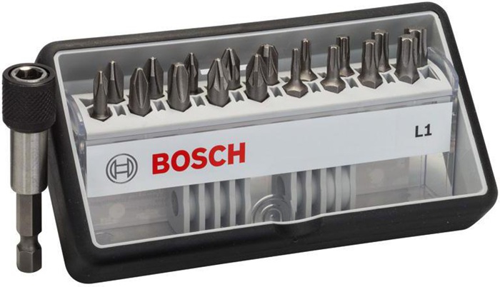 BOSCH Schrauberbit-Set Robust Line L Extra-Hart