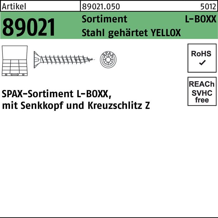 SPAX Schraubensortiment R 89021