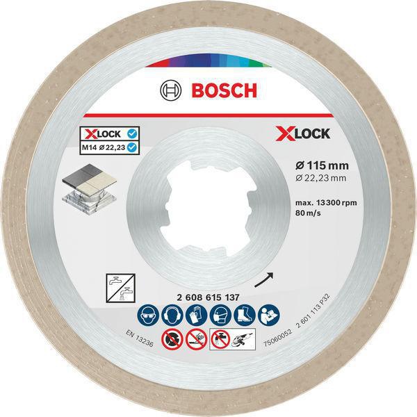 BOSCH Diamanttrennscheibe X-LOCK Standard for Ceramic