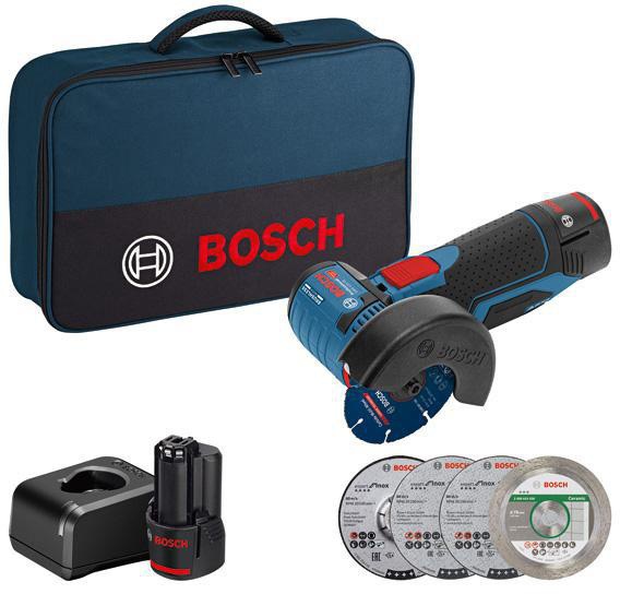 BOSCH Akku-Winkelschleifer GWS 12V-76