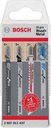 BOSCH Stichsägeblatt-Set JSB Wood and Metal