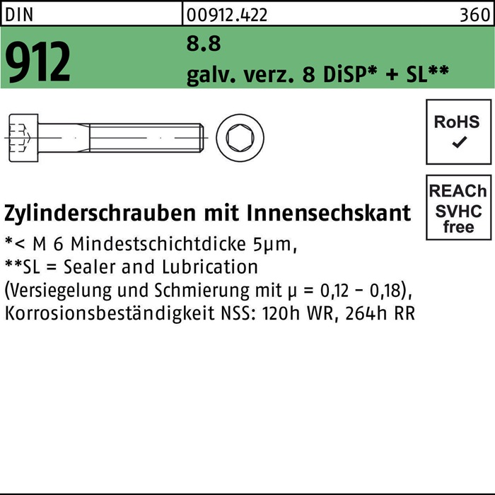 [8000592586] Zylinderschraube DIN 912 m.Innensechskant (300 mm, 16 mm)