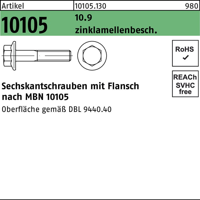 Sechskantflanschschraube R 10105