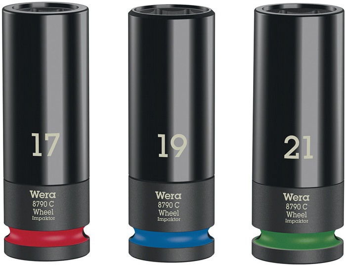 [05004595001] WERA Kraftsteckschlüssel-Satz Wheel Impaktor C Set 1
