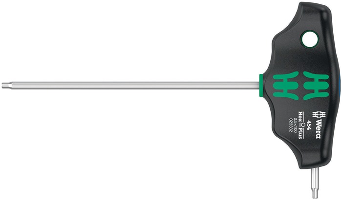 [05023332001] WERA Sechskantschraubendreher 454 (2,5 mm, 100 / kurzer Schenkel: 12 mm)