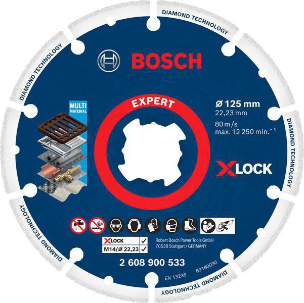 BOSCH Diamanttrennscheibe Expert Diamond Metal Wheel X-LOCK