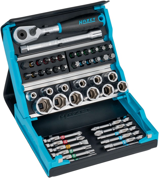 HAZET Steckschlüssel- und Bitsortiment SmartCase 2200SC-2