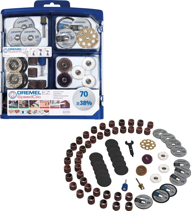 BOSCH Zubehörset DREMEL® EZSpeedClic