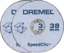 BOSCH Trennscheiben-Set DREMEL® EZSpeedClic