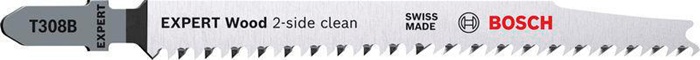 BOSCH Stichsägeblatt EXPERT Wood 2-side clean T 308 B