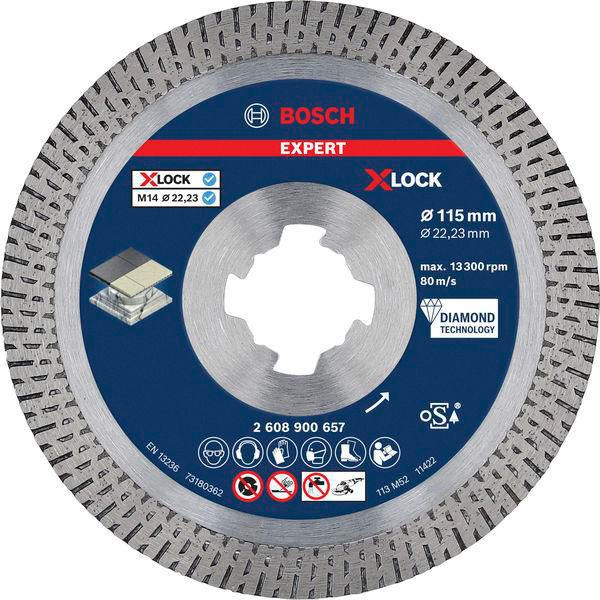BOSCH Diamanttrennscheibe EXPERT HardCeramic X-LOCK