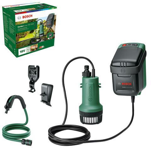 BOSCH Akku-Regenwasserpumpe GardenPump 18V-2000