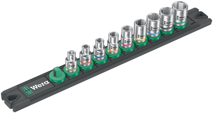 [05005400001] WERA Steckschlüsseleinsatz-Set 4 Zyklop