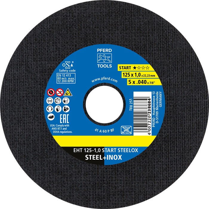 PFERD TOOLS Trennscheibe START STEELOX