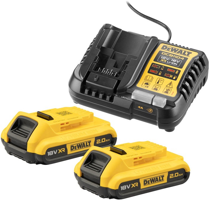 DEWALT Akku-Starter-Set DCB1104D2