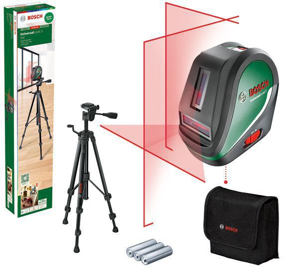 BOSCH Kreuzlinienlaser UniversalLevel 3 Set