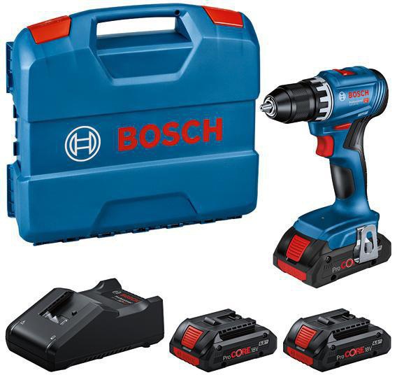 BOSCH Akku-Bohrschrauber-Set GSR 18V-45